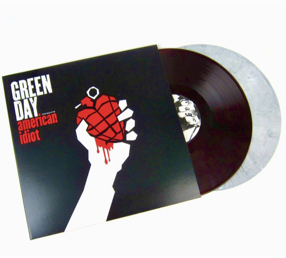 Green Day - American Idiot (Limited Edition) ( Red with Black swirl/ White with Black swirl [Import] (2 Lp's) Vinyl